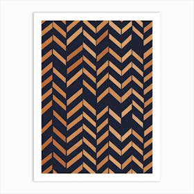 Herringbone Pattern Art Print