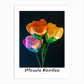 Bright Inflatable Flowers Poster Portulaca 2 Art Print