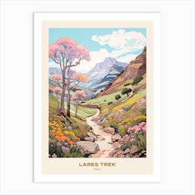 Lares Trek Peru Hike Poster Art Print