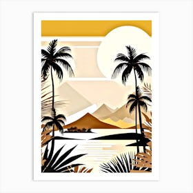 Palm Trees In The Sun 5 Art Print