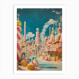 Kitsch Candy Land Art Print