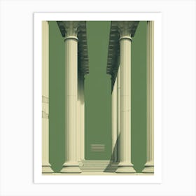 Library Of Celsus Illustration 4 Art Print
