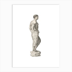 Statue Of A Man, James Heath Art Print