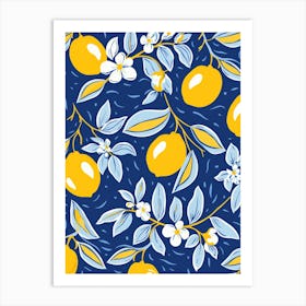 Italien Lemons 2 Art Print