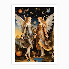 Angels Of The Universe Art Print