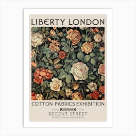 Liberty London Print William Morris Textiles William Morris Roses Art Print