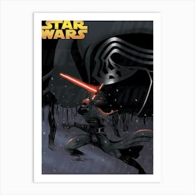 Kylo ren animated Art Print