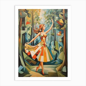 Dance In The Woods 1 Art Print