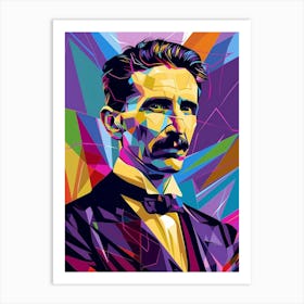 Nikola Tesla Art Print