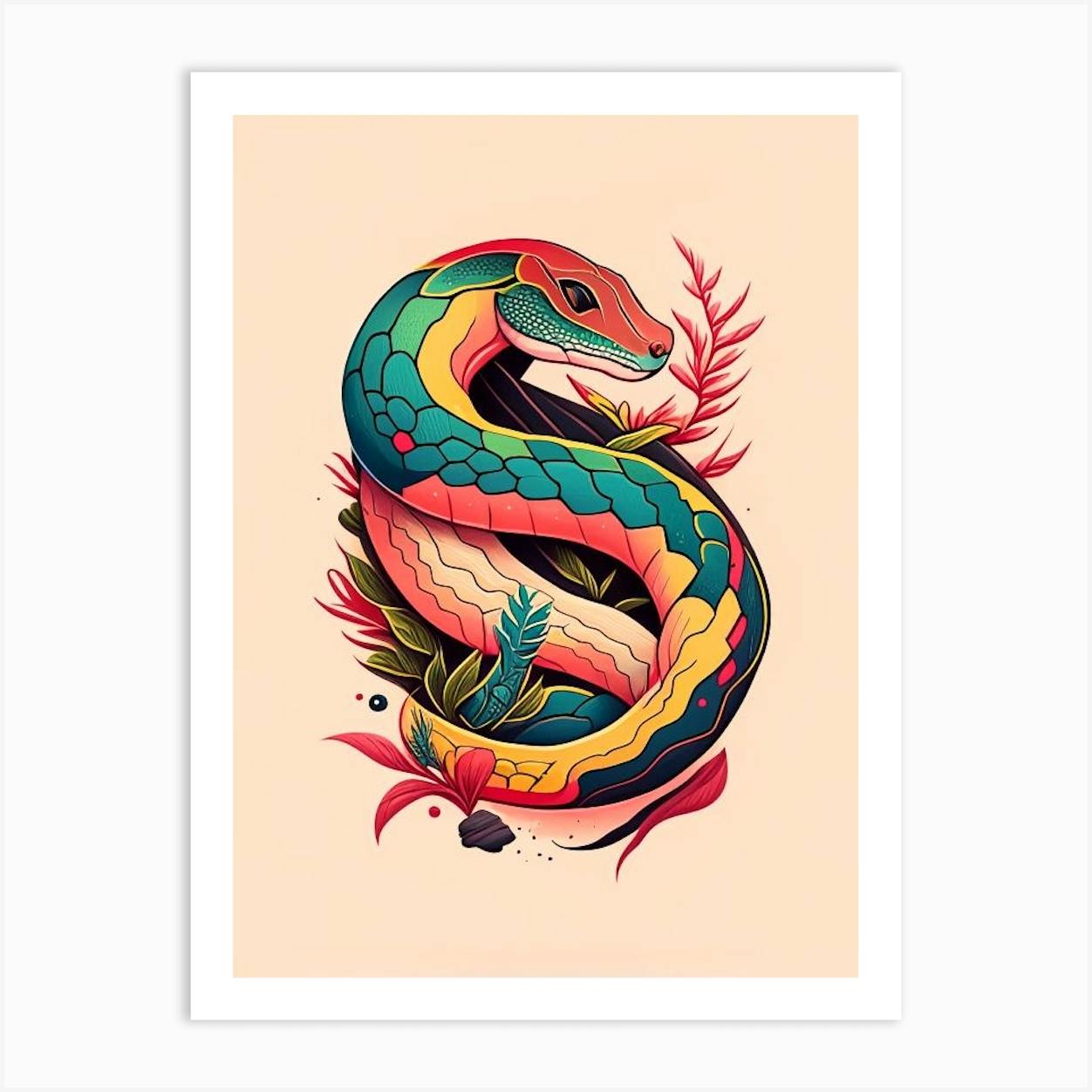 Japanese Snake Tattoos: Hebi Tattoo Symbolism and Design Ideas - TatRing