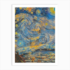 Starry Night 204 Art Print