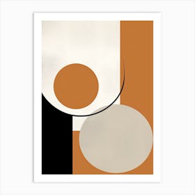 Trier Circles, Geometric Bauhaus Art Print