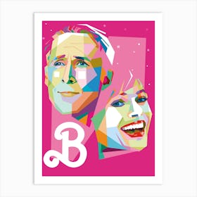 Barbie WPAP Art Print