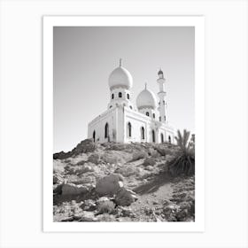 Sharm El Sheikh, Egypt, Black And White Photography 2 Art Print