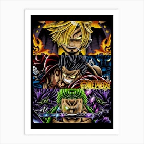 One Piece Anime Poster Art Print