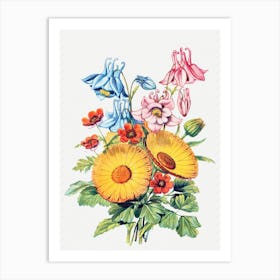 Bouquet Of Flowers 7 Art Print