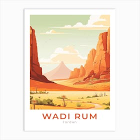 Jordan Wadi Rum Travel 1 Art Print