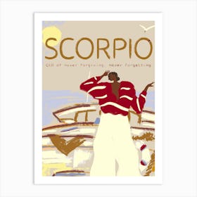 Scorpio Zodiac Sign Art Print