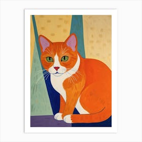 Orange Cat 3 Art Print