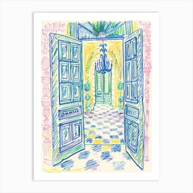 Doors And Gates Collection Versailles, France 6 Art Print
