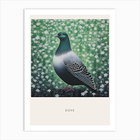 Ohara Koson Inspired Bird Painting Dove 1 Poster Art Print