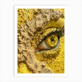 Eye Of A Giraffe Art Print