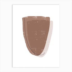 Allure of Brown Art Print