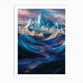 Arctic Landscape 1 Art Print