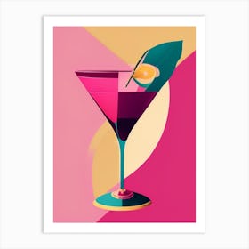 French MCocktail Poster artini Pop Matisse Cocktail Poster Art Print