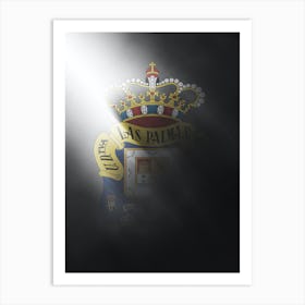 Las Palmas Spain Football Poster Art Print