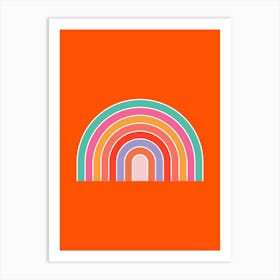 Rainbow Orange 1 Art Print