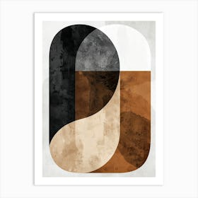 Bujumbura Stone Park Bauhaus Minimalist Art Print