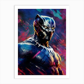 Black Panther Painting Art Print