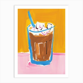 Iced Coffee Art Print