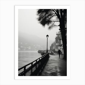 Como, Italy,  Black And White Analogue Photography  2 Art Print