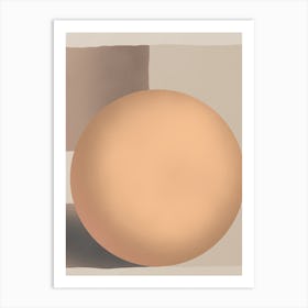 Sphere and Cylinder Art Print