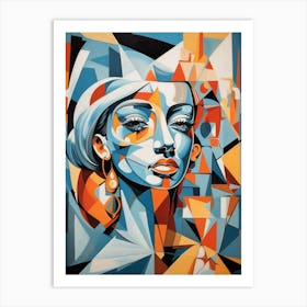 Abstract Of A Woman Art Print