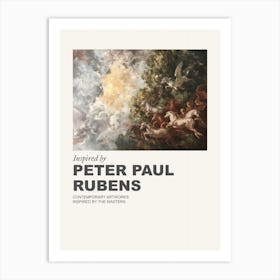 Museum Poster Inspired By Peter Paul Rubens 2 Art Print