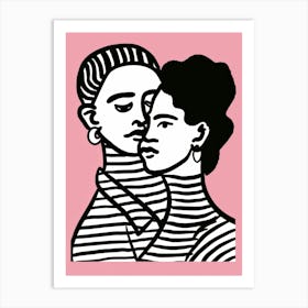 Loving Couple 1493 Art Print