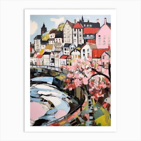 Whitby (North Yorkshire) Painting 2 Art Print