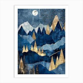 Night Sky Canvas Print Art Print