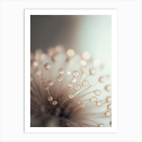 Glassy Flowers Art Print