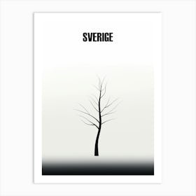 Sweden, Swedish Tree, Poster Art Print