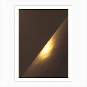 Abstract Gold Alien World Concept Art Print