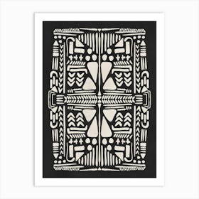 Mud Cloth No 1243 Art Print