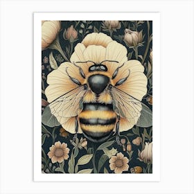 William Morris Bee 2 Vintage  Art Print