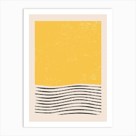 Abstract Shapes And Lines Graphics No 1 Art Print