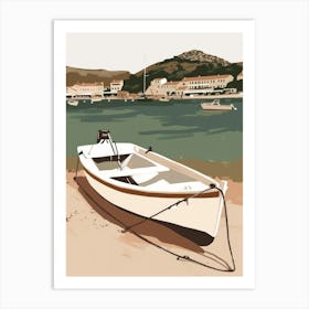 Boat On The Beach 4 Art Print