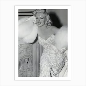 American Actor Marilyn Monroe Vintage Art Print