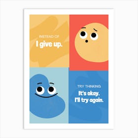 Give Up Art Print